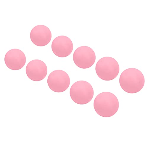 Drfeify EVA Foam Balls, 10pcs 65mm Soft Practice Balls with High Hit and Abrasion Resistance for Indoor Outdoor Training, Kids and Pets Play - color: Roseate