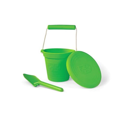 Bigjigs Toys Frisbee Flying Disc (Meadow Green) - Silicone Frisbee for Kids, Quality Flying Saucers, Beach Toys & Garden Toys, Holiday Toys for Toddlers - color: Meadow Green