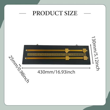 Vaveren Snooker Billiard Score Board,Shuffleboard Score Keeper,Scorer,Tabletop Game Snooker Game Accessories for Professional, Black