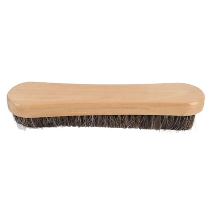 Pool Table Brush Billiard Table Cleaner Brush 12in Horse Hair with Ergonomic Handle for Thorough Cleaning Corners Seams