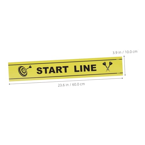 BESPORTBLE Dart Spot Ground Line Marking Game Floor Marker for Outdoor Darts Game