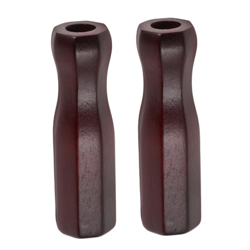 GALPADA 2pcs Wooden Foosball Table Handles Repair Rod Grips for Soccer Tabletop Game Replacement Parts Comfortable Solid Wood Grip for Indoor Table Football Play