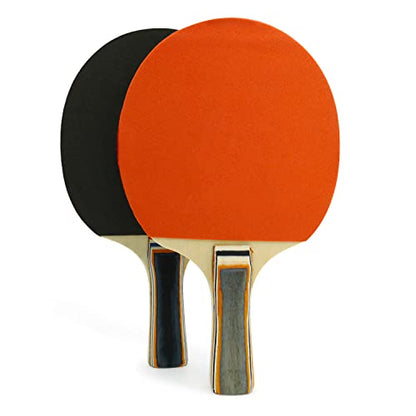 Ping Pong Set with Retractable Net, 2 Ping Pong Paddles, 3 Ping Pong Balls Portable Table Tennis Set Indoor and Outdoor Activities - color: Black Net