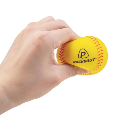 PACKGOUT Soft Foam Baseballs for Kids & Teenagers - Practice & Replacement Balls - color: Colorful 12 Pcs