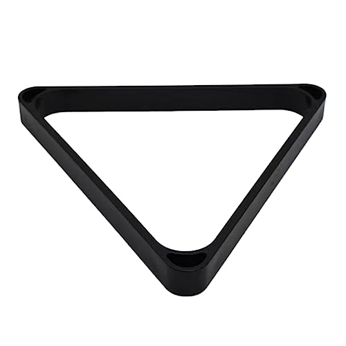 Triangle Ball Rack，Pool Triangles Made of Plastic,Pool Table Triangle Drop Resistant/Black