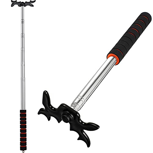 Skylety Retractable Billiard Cue Stick Bridge with Bridge Head, Snooker Set Billiard Pool Cue Accessory for Pool Table