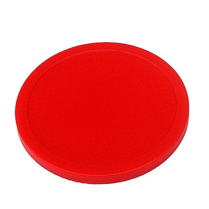 75mm Air Hockey Pucks Set of 4 Red Table Hockey Paddles Sturdy Replacement Accessories for Boys and Girls and Adults for Game Tables