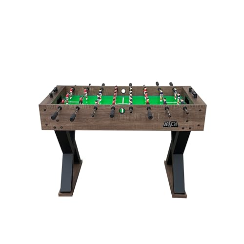 KICK Drias 48" Foosball Table – Compact Indoor Game Table - color: Brown
