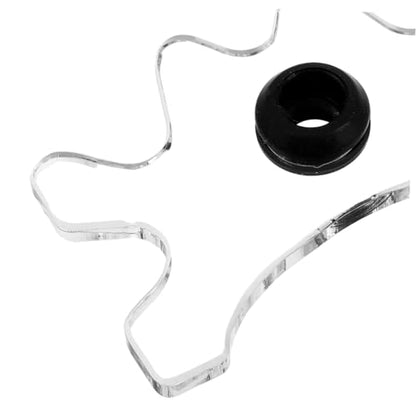 BESPORTBLE Freestanding Pool Cue Holder Rack Acrylic Billiard Cue Clamp for Pool Table Accessory