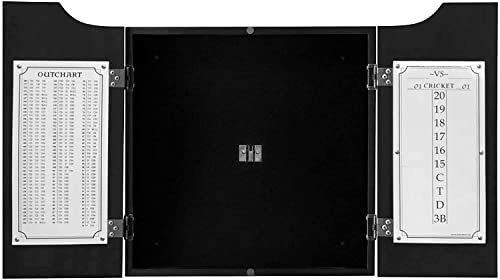 Black Dart Board Cabinet (No Dartboard)