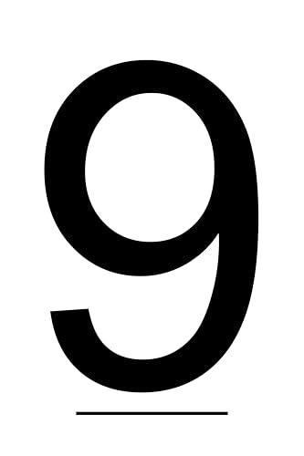 Reskid Extra Large Number Cards 0-9 | Huge 12x18 Inch Black Digits | Set of 50 | Includes + - = Signs | Classroom Bulletin Board Math Practice, Number Recognition, Elementary Teaching Resource
