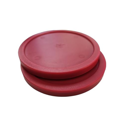 3.25-Inch (82mm) Heavy-Duty Air Hockey Pucks - Set of 2/5 - Durable 7mm Thick Pucks for Standard & Commercial Air Hockey Tables - Smooth & Fast Gameplay