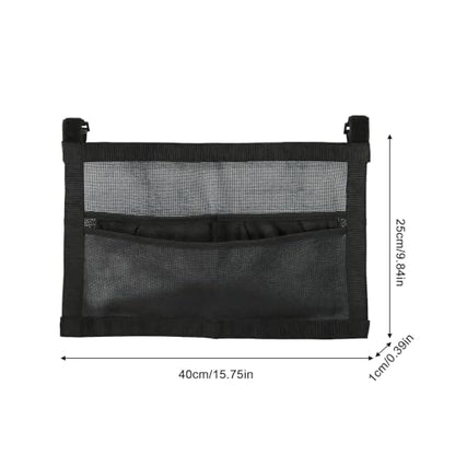 Table Tennis Ball Holder - With Adjustable Straps Large Capacity Mesh Sports Storage - Table Tennis Accessories | for Home Club School Training Practice Indoor Outdoor Wall Under Recreation