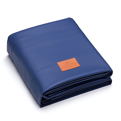 Heavy Duty Leatherette Billiard Pool Table Cover, Waterproof & Tearproof Cover for Pool Table 7/8/9FT (7 Feet/Blue)