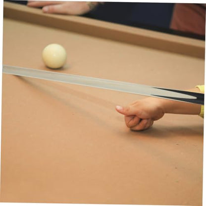 Abaodam 2Pcs Short Wooden Pool Cue for Lightweight Billiard Training Stick for Tight Spaces Cue for Young Players Durable Design for Portable Use