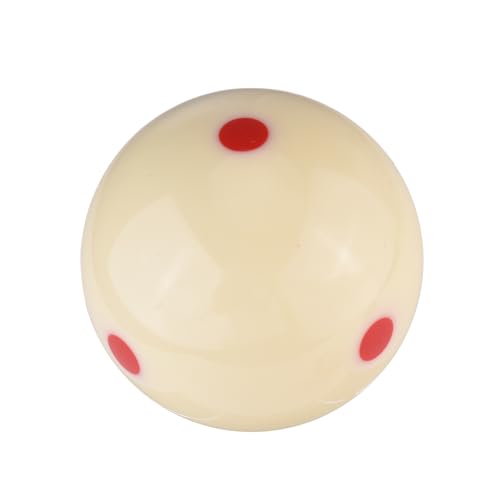 RiToEasysports Billiard Cue Ball Resin Training Cue Ball Set 57.2mm Double Sided Practice Pool 2pcs for Control Aiming and Stroke Training for Beginners and Advanced Players