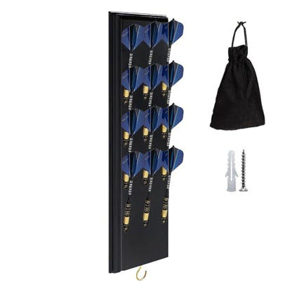 Dart Wall Holder, Space-Saving Wooden Display Stand, Dart Storage Stand for Steel, for Home Office Bar Game Room Living Room Bedroom Entertainment
