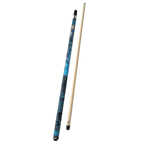 CUESOUL 19oz Pool Cue with Black case,13mm Tip,58inches Mythological Symbols Pattern 4 Styles - color: Tortoise