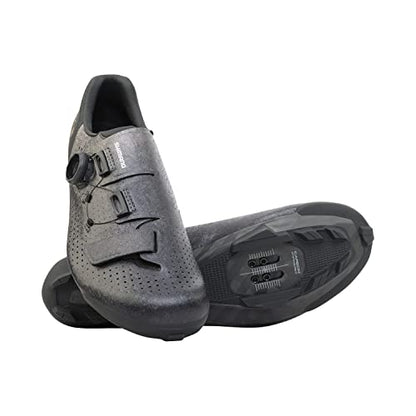 SHIMANO SH-RX801 Men’s Ultralight High Performance Gravel Racing Shoe - color: Black, size: 9