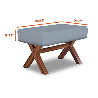 Covers & all Foosball Table Cover 18 Oz Waterproof - 100% Weather Resistant Outdoor Game Table Cover with Elastic at 4 Sides (56"W x 52"D x 15"H, Gray) - color: Grey, size: 56"W x 52"D x 15"H