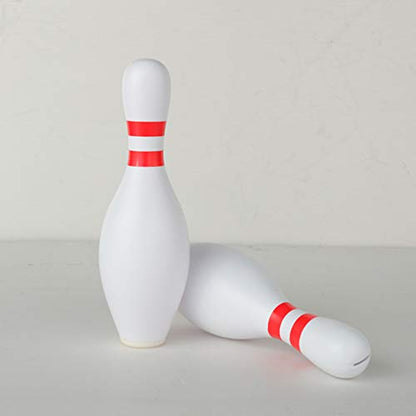 Garneck Bowling Pin Piggy Bank - Unique Plastic Coin Bank for Kids and Toddlers for Home and Office Decor