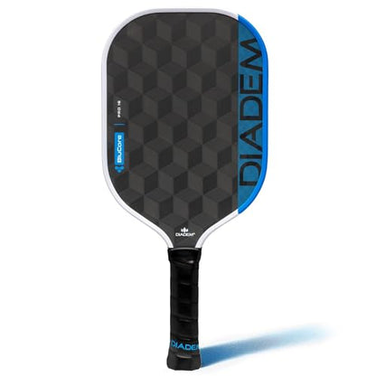 Diadem Edge BluCore Pro Pickleball Paddle | Ultimate Power, Spin & Consistency, Extended Reach, Premium 18K Carbon Fiber, PowerSync Foam Core | USAPA Approved - style: Pro 16