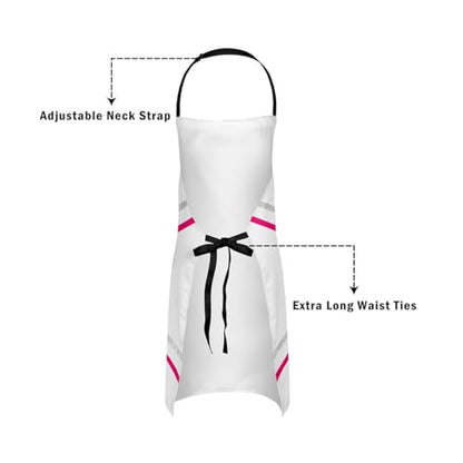 Castle Fairy Boy Soccer Kitchen Apron - color: Cheer Rose Pink