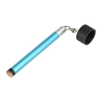 LAKE OF FIRE Pool Cue Chalk Holder – 2-in-1 Billiard Accessory with Pool Chalk Holder & Cue Tip Tool - color: Blue, style: Round