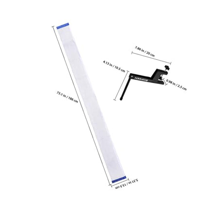 Abaodam Table Tennis Net and Post Set Portable Pingpong Game Net for Use Easy Installation Improved Game Experience Enhanced Ball Control