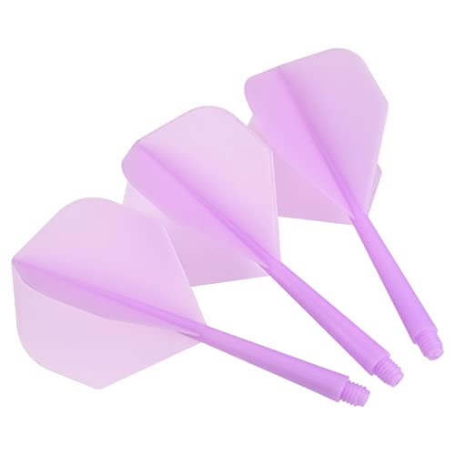PATIKIL Integrated Dart Shaft & Flights, Pack Lightweight Dart Flight Set - color: Purple