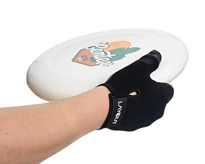 Layout Elite Disc Sports Glove – Precision Grip for Disc Golf & Ultimate Frisbee | Seamless Forehand Finger | Ultra-Light All-Weather, High Grip and Friction - size: XX-Small