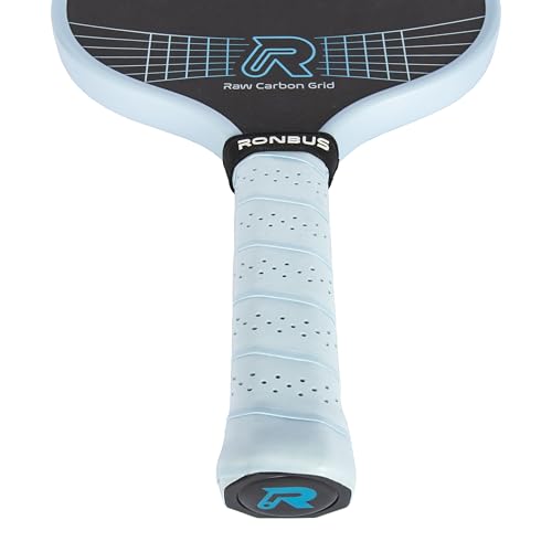 Ronbus Pulsar + Pulsar FX Thermoformed Raw Toray T700 Carbon Fiber Pickleball Paddle with 16 mm Polypropylene Honeycomb Core - style: Pulsar FX R2