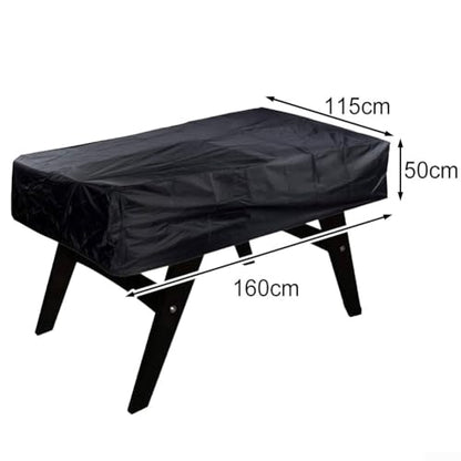 Waterproof Cover for Foosball Table, Outdoor Protection from Rain and Snow, Secure Fit with Buckles, 160x115x50cm