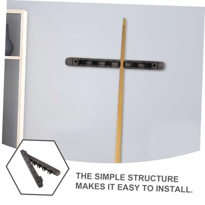 POPETPOP 1set Billiard Holder Wall Mounted Rack Pool Stick Storage for Game Rooms Billiard Home Recreation Areas Cues Space-saving Design Easy Installation Prevents Damage