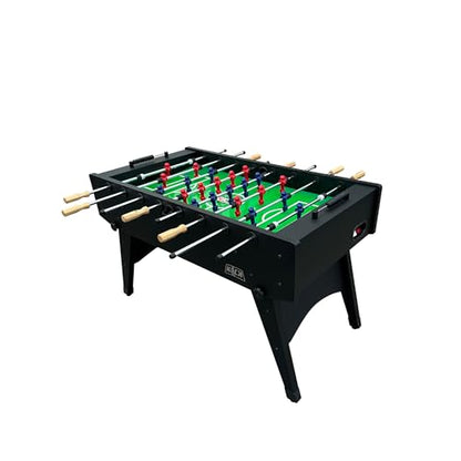 KICK Dreamfyre 55" Foosball Table – Professional Full-Size Indoor Game Table - color: Black