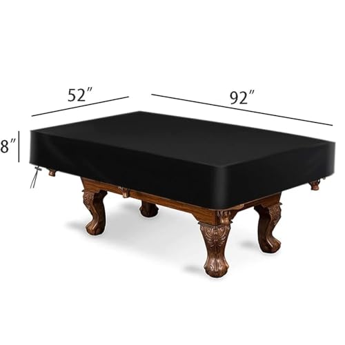 Amberr Billiard Pool Table Cover,Waterproof Cover for Pool Table Snooker Billiard Table 7/8/9 Foot Fitted(7FT) - color: 7ft