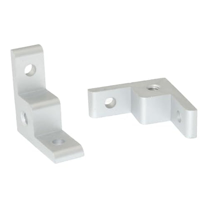 RLECS 4pcs Aluminum Profile Plate Fastener Caster Connector 2020 Right Angle Anchor Wheel Connector Wheel Fastener Set Right Angle Extruded Corner End Panel