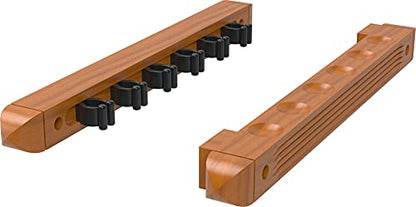 Viper by GLD Products Fat Cat Oak 6 Cue 2-Piece Wall Cue Rack