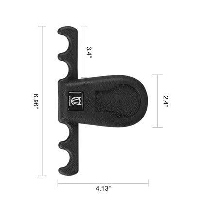 CROWN ME Portable Weighted Billiard Cue Stick Holder, Chalk holder, Blavk Cue Rest Cue Stick Holder
