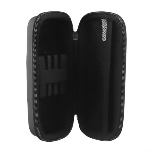 For DART Accessory Holder EVA Material Double Protection Hard Case Portable Organizer for 3 Darts Shafts Flights Tips Elastic Band Travel Storage Black 18.5x8.2x5.5cm