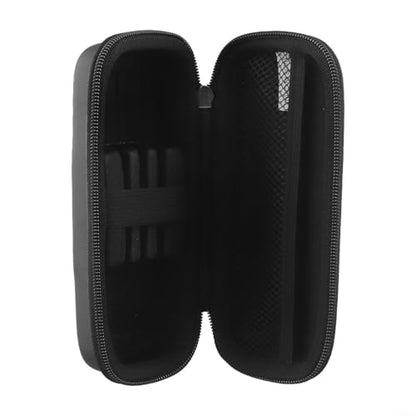 For DART Accessory Holder EVA Material Double Protection Hard Case Portable Organizer for 3 Darts Shafts Flights Tips Elastic Band Travel Storage Black 18.5x8.2x5.5cm