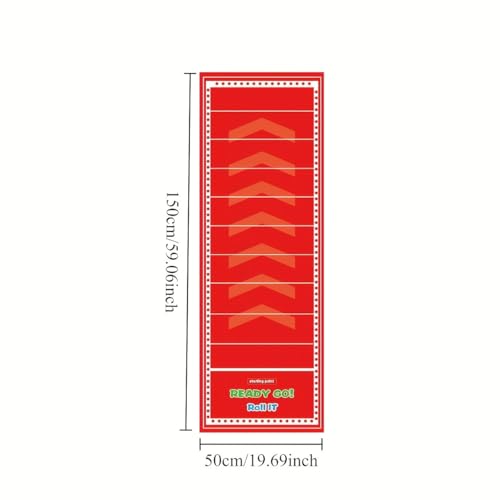150x50cm Writeable Erasable Party Game Mat, Giant Interactive Roll Track Pad for Game Night, Birthday Party, Team Building, Adults Kids Party Supplies
