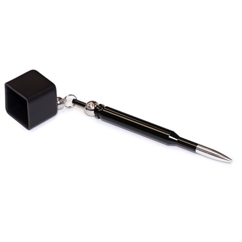 OKKO Bullet Pocket Chalker Billiard Pool Cue Chalk Holder Black