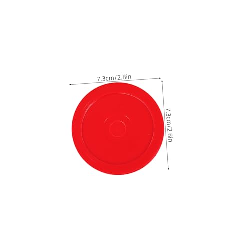 LIOOBO 5pcs Mini Air Hockey Pucks Smooth Replacement Pucks for Tabletop Hockey Game Compact Design for Boys and Girls and Adults Fun Indoor Game Accessories Suitable for Home and Office