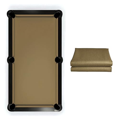 Empire USA - Billiard Worsted Speed Cloth（Felt） 7/8/9 FT - color: Camel, size: 9ft