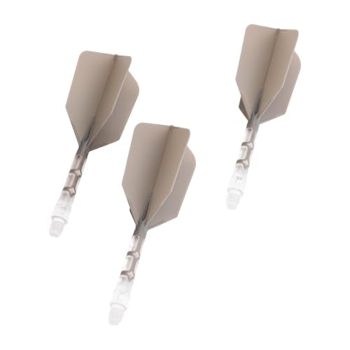 CUESOUL ROST T19 Integrated Dart Shaft and Flight Slim Shape M Size 28mm - color: Grey