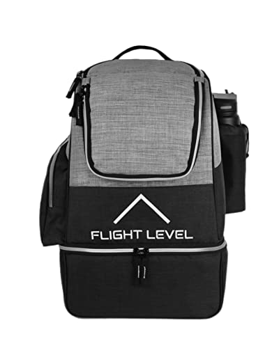 Flight level Disc Golf Backpack with Insulated Cooler | Frisbee Disc Golf Bag | Large Capacity up to 20 Discs