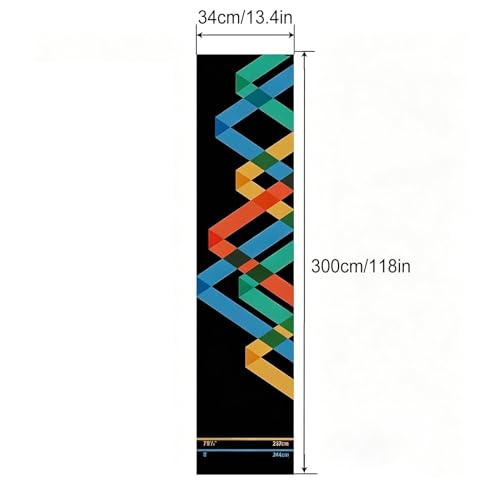 Throwing Mat - Velvet Dart Practice Mat, Non Slip Distance Line, Quick Dry Durable Training surfacê Ruler Marked for Home Game Room Bar Tournament Setup - size: 10