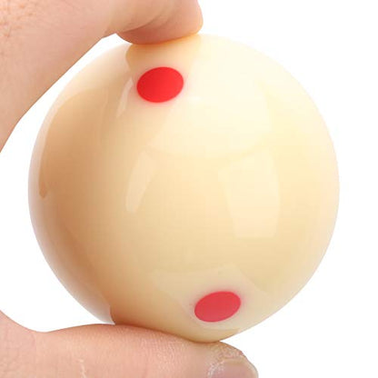 Dilwe Cue Ball Snooker Pool, Wear 52.5mm Billiard Snooker Practice Training Cue Ball