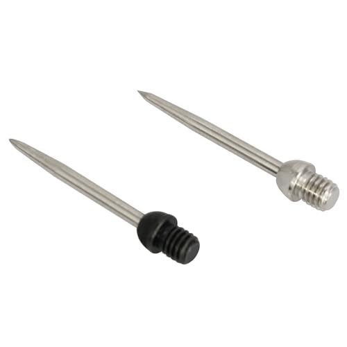 12PCS Steel Dart Tips LAT Head Replaceable Dart Steel Tip 2BA Thread Darts Needle Accessories for Soft Tip Become Metal Needle Tips Darts